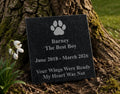 Personalised Dog & Pet Memorial Granite Plaque – 20x20cm